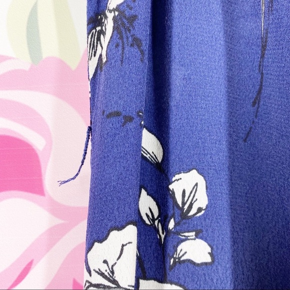 NEW Ripe Maternity Pippa Peasant Navy Floral Maxi Dress S - Picture 11 of 12